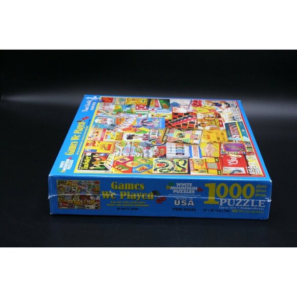 SEALED White Mountain GAMES WE PLAYED 1000 Piece Jigsaw Puzzle - Picture 9 of 11